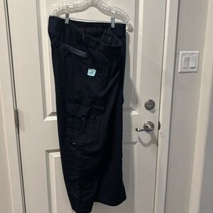 5.1.1 tactical cargo pants with side strap and Velcro pockets size 42 x 30 Navy
